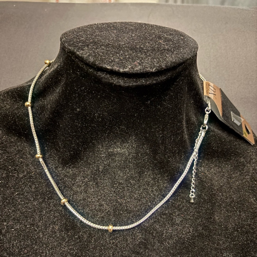 Collection Gold and Silver Necklace Sleek Minimalist Design